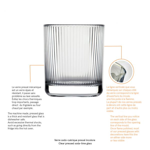 Набор из 6-ти стаканов EMILE, 280 мл., La Rochere, арт.: 622201P6